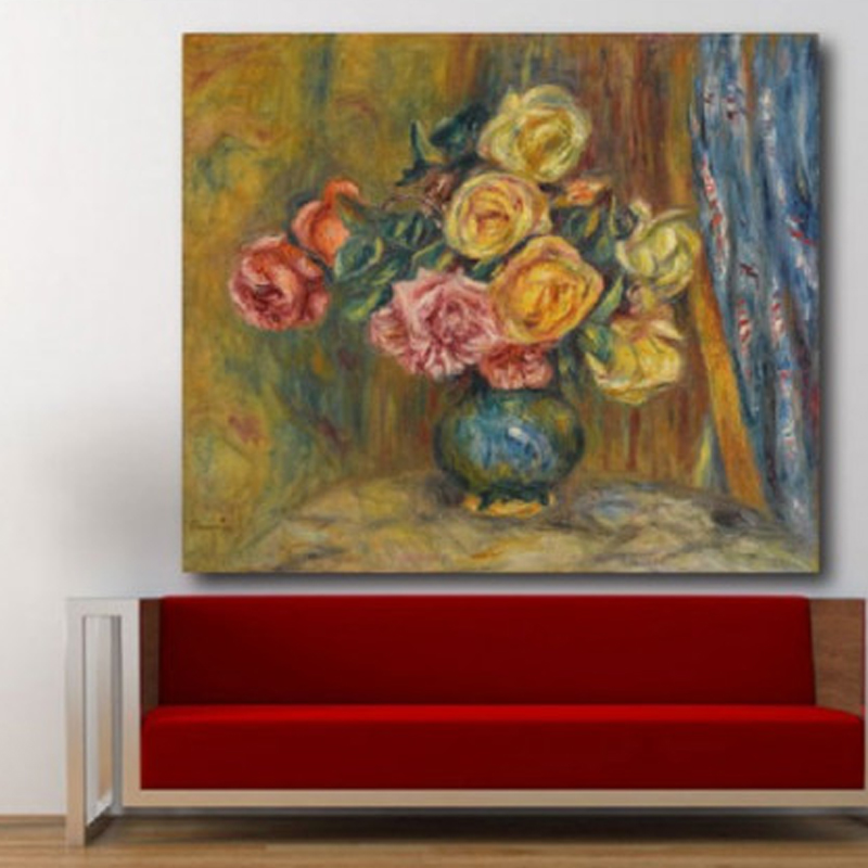 Πίνακας σε καμβά με Ζωγραφική Pierre Auguste Renoir Flowers